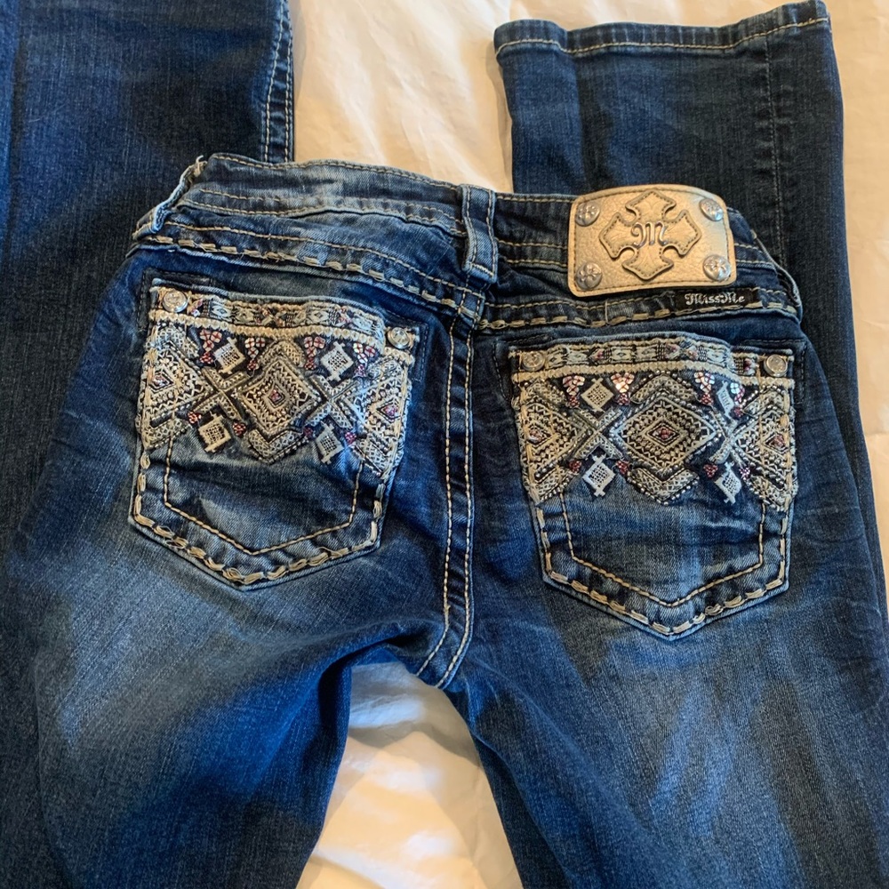 Miss me boot cut mid rise